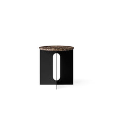 Load image into Gallery viewer, ANDROGYNE SIDE TABLE, Brown Emparador Marble