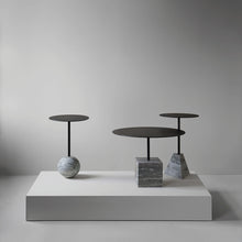 Load image into Gallery viewer, KNOCKOUT SIDE TABLE, ROUND / WHITE