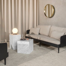 Load image into Gallery viewer, PLINTH CUBIC, White Marble Carrara