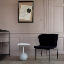 Load image into Gallery viewer, KNOCKOUT SIDE TABLE, ROUND / TRAVERTINE