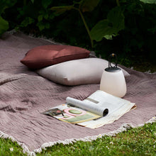 Load image into Gallery viewer, COLLECT | COTTON THROW, Cloud & Slate