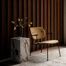 Load image into Gallery viewer, PLINTH TALL, Rose Marble Viola Calaccata