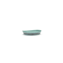 Load image into Gallery viewer, Feast / SERVING PLATE S BLUE SWIRL B