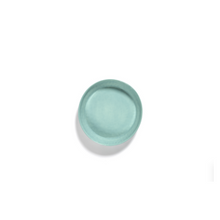 Load image into Gallery viewer, Feast / SERVING PLATE S AZURE RED SWIRL B
