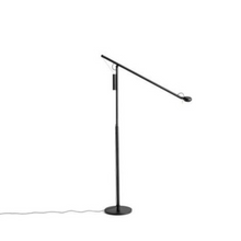 Load image into Gallery viewer, FIFTY-FIFTY FLOOR LAMP / SOFT BLACK