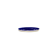Load image into Gallery viewer, Feast / PLATE L LAZULI WHITE SWIRL
