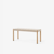Load image into Gallery viewer, BETTY BENCH TK4, Oak w. Natural webbing

