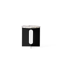 Load image into Gallery viewer, ANDROGYNE SIDE TABLE, Black Nero Marquina Marble
