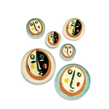 Load image into Gallery viewer, Feast / PLATE XS WHITE SWIRL
