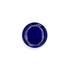 Load image into Gallery viewer, Feast / PLATE L LAZULI WHITE SWIRL
