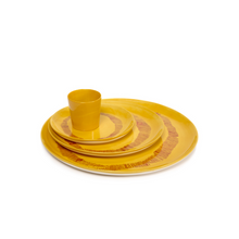 Load image into Gallery viewer, Feast / SERVING PLATE LAZULI SWIRL DOTS
