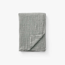 Load image into Gallery viewer, COLLECT | COTTON LINEN THROW, SAND &amp; CLOUD
