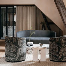 Load image into Gallery viewer, ANDROGYNE SIDE TABLE, Crystal Rose Marble
