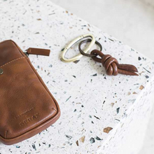 Load image into Gallery viewer, KEY HANGER COGNAC BAGS
