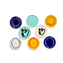 Load image into Gallery viewer, Feast / PLATE L LAZULI WHITE SWIRL
