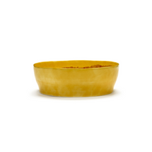 Load image into Gallery viewer, Feast / SALAD BOWL BLUE SWIRL
