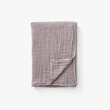 Load image into Gallery viewer, COLLECT | COTTON LINEN THROW, MOSS &amp; CLOUD
