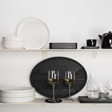 Load image into Gallery viewer, TRAY WOOD OVAL PASSE PARTOUT
