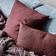 Load image into Gallery viewer, Collect | Heavy Linen Cushion, Burgundy
