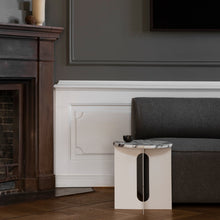 Load image into Gallery viewer, ANDROGYNE SIDE TABLE, Calacatta Viola Marble
