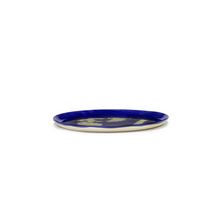 Load image into Gallery viewer, Feast / SERVING PLATE WHITE ARTICHOKE BLACK
