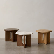 Load image into Gallery viewer, ANDROGYNE SIDE TABLE, Dark Stained Oak
