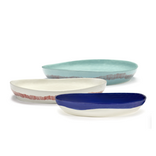 Load image into Gallery viewer, Feast / SERVING PLATE M RED SWIRL
