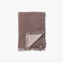 Load image into Gallery viewer, COLLECT | COTTON THROW, Cloud &amp; Milk
