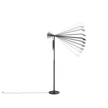 Load image into Gallery viewer, FIFTY-FIFTY FLOOR LAMP / SOFT BLACK
