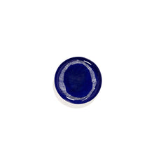 Load image into Gallery viewer, Feast / PLATE M LAPIZ LAZULI SWIRL WHITE
