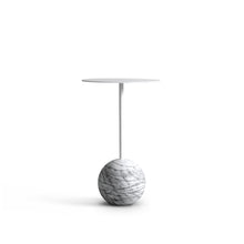 Load image into Gallery viewer, KNOCKOUT SIDE TABLE, ROUND / WHITE
